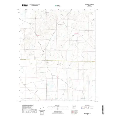 2020 Map of Holly Springs, 2020 Print
