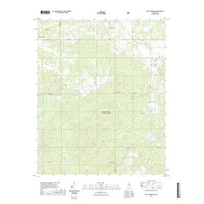 2021 Map of Holly Springs SE, 2021 Print