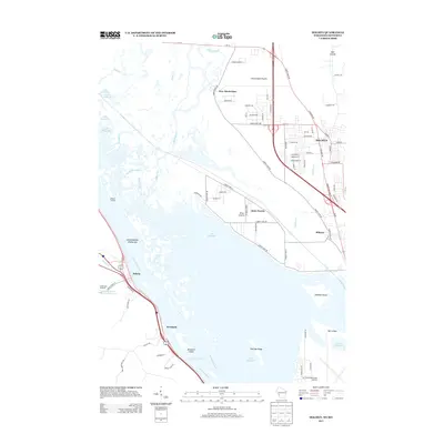 2013 Map of Holmen, 2013 Print