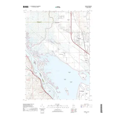 2018 Map of Holmen, 2018 Print