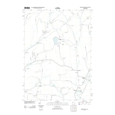 2013 Map of Holmesville, 2013 Print