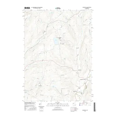 2016 Map of Holmesville, 2016 Print