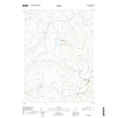 2019 Map of Holmesville, 2019 Print