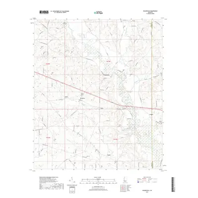 2018 Map of Holmesville, 2018 Print
