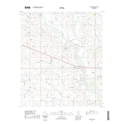 2020 Map of Holmesville, 2020 Print