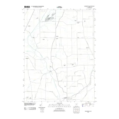 2010 Map of Holmesville, 2010 Print