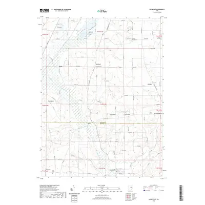 2019 Map of Holmesville, 2019 Print