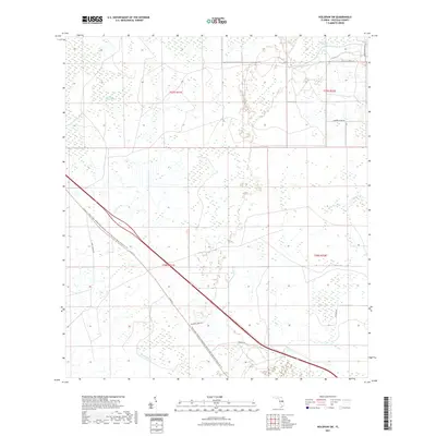 2021 Map of Holopaw SW, 2021 Print