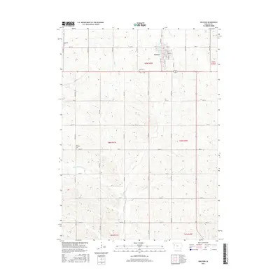 2015 Map of Holstein, 2015 Print