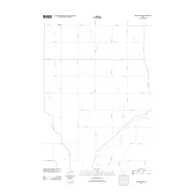 2013 Map of Holstein SW, 2013 Print