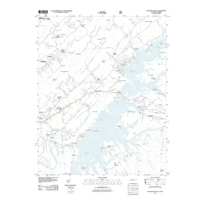2011 Map of Holston Valley, 2011 Print