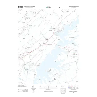 2013 Map of Holston Valley, 2013 Print