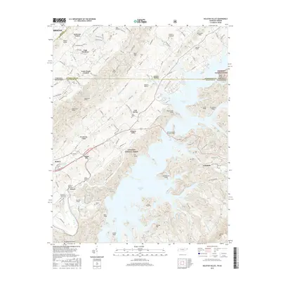 2016 Map of Holston Valley, 2016 Print