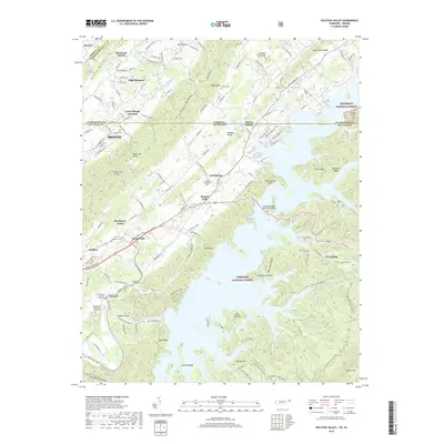 2019 Map of Holston Valley, 2019 Print