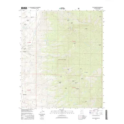 2017 Map of Holt Mountain, 2017 Print