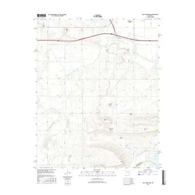 2016 Map of Holt Mountain, 2016 Print