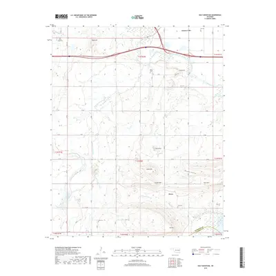 2018 Map of Holt Mountain, 2018 Print