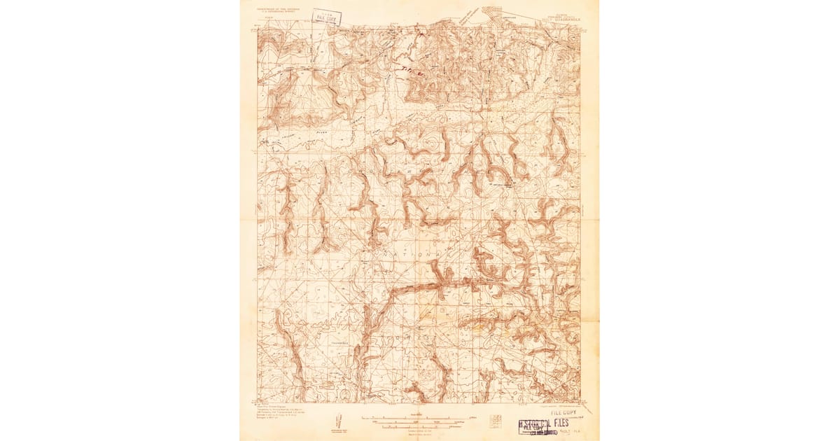 Old Maps of 7SFG Compound FL - Holt Okaloosa County Fl Usgs Topo 1934 Og 1200x630 