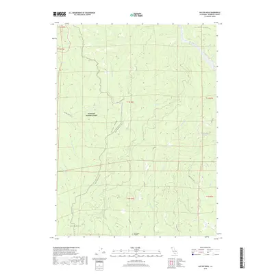 2018 Map of Holter Ridge, 2018 Print
