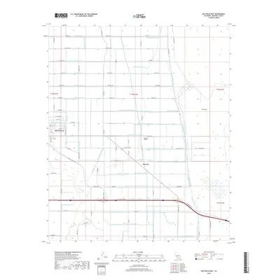 2018 Map of Holtville East, 2018 Print