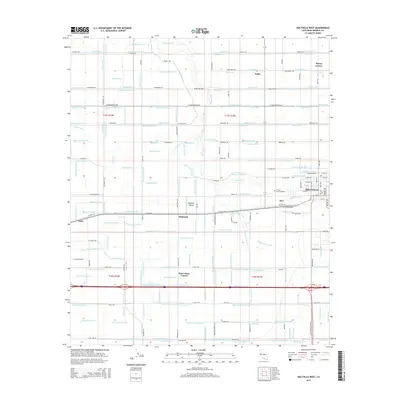 2015 Map of Holtville West, 2015 Print