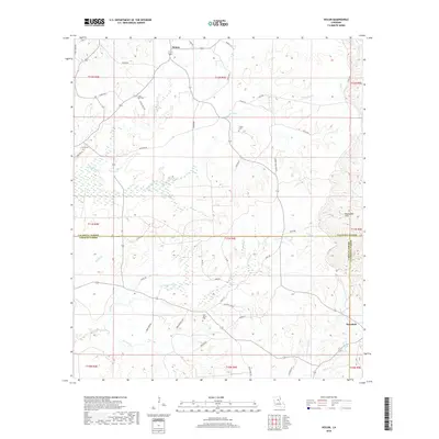 2018 Map of Holum, 2018 Print