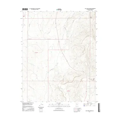 2017 Map of Holy Ghost Spring, 2017 Print