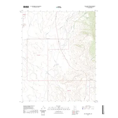 2023 Map of Holy Ghost Spring, 2023 Print