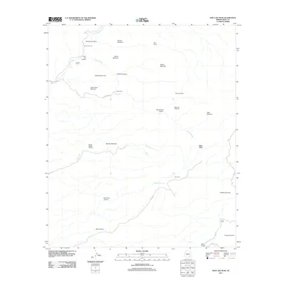 2011 Map of Holy Joe Peak, 2011 Print