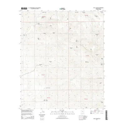 2014 Map of Holy Joe Peak, 2014 Print
