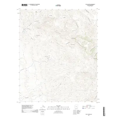 2026 Map of Holy Joe Peak, 2026 Print