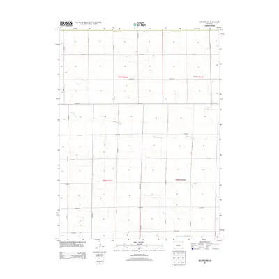 2013 Map of Holyoke NW, 2013 Print