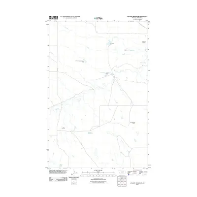 2011 Map of Holzhey Reservoir, 2011 Print