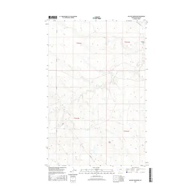 2017 Map of Holzhey Reservoir, 2017 Print