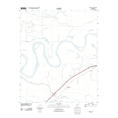 2011 Map of Homan, 2011 Print