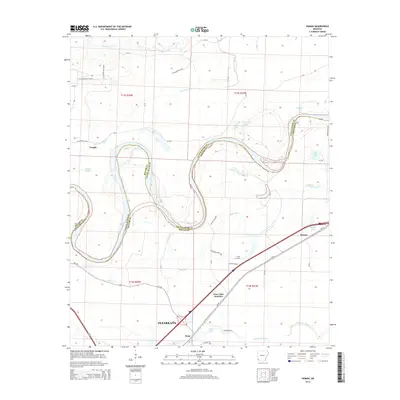 2014 Map of Homan, 2014 Print