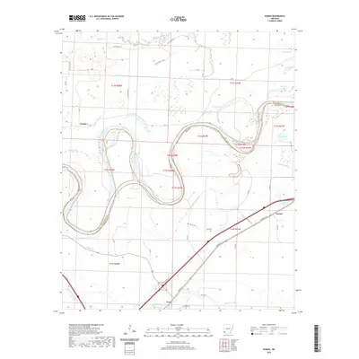 2020 Map of Homan, 2020 Print