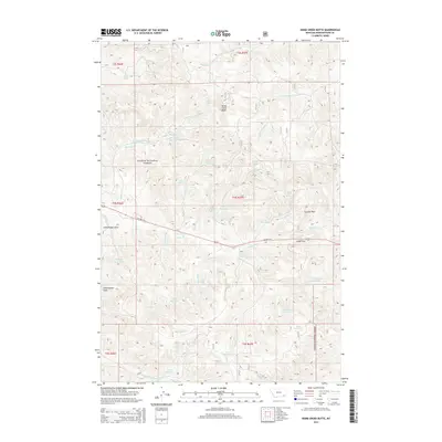 2014 Map of Home Creek Butte, 2014 Print