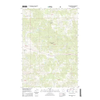 2017 Map of Home Creek Butte, 2017 Print