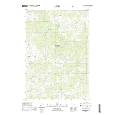 2020 Map of Home Creek Butte, 2020 Print