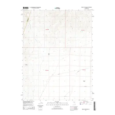 2014 Map of Home Station Gap, 2014 Print