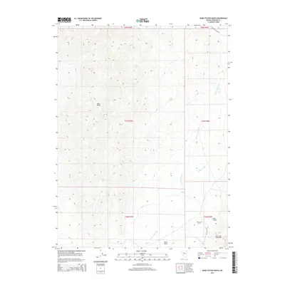 2014 Map of Home Station Ranch, 2014 Print