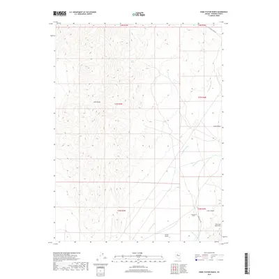 2018 Map of Home Station Ranch, 2018 Print