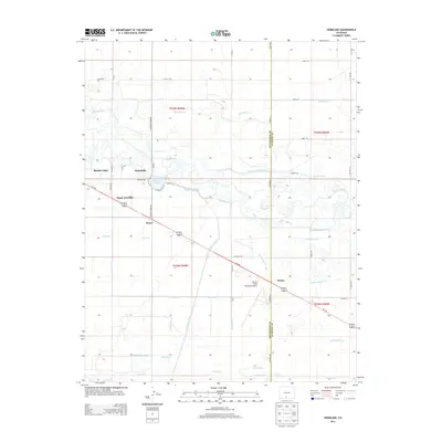 2013 Map of Homelake, 2013 Print