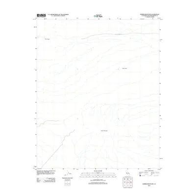 2012 Map of Homer Mountain, 2012 Print