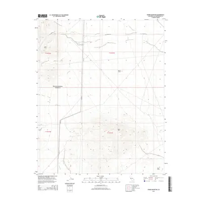 2015 Map of Homer Mountain, 2015 Print