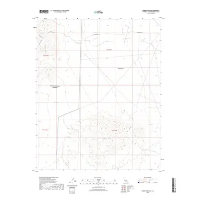 2018 Map of Homer Mountain, 2018 Print