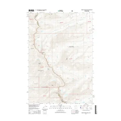 2014 Map of Homer Youngs Peak, 2014 Print