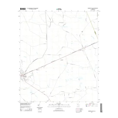 2014 Map of Homerville East, 2014 Print