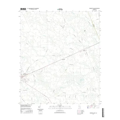 2017 Map of Homerville East, 2017 Print